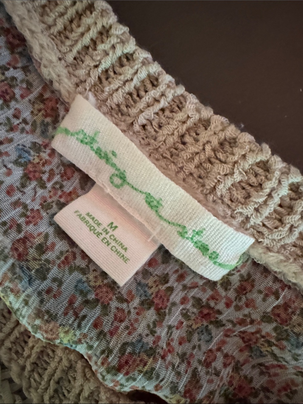 Staring at Stars Blush Open-Weave Crewneck Sweater - Picture 5 of 5